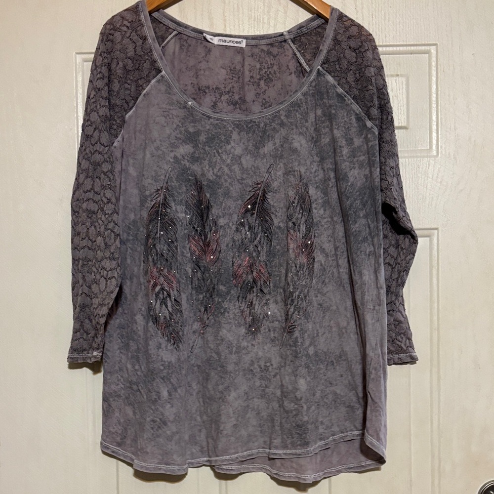 Maurices  Graphic 3/4 Sleeve Tunic‎